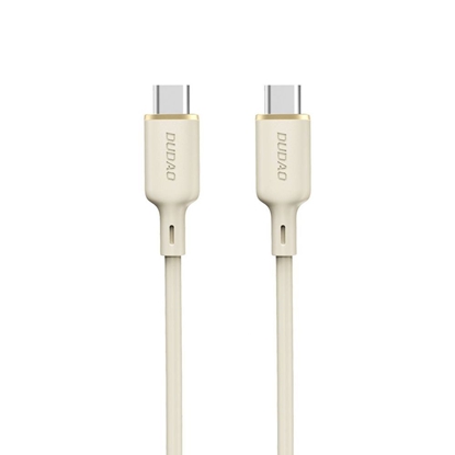 Attēls no Dudao Dudao L7SCC USB-C - USB-C cable 100W 1m - beige