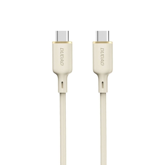 Picture of Dudao Dudao L7SCC USB-C - USB-C cable 100W 1m - beige