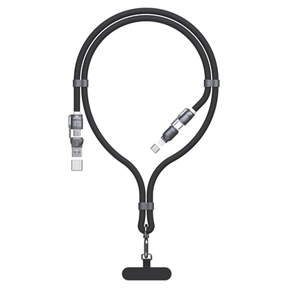 Attēls no Dudao L20MAX 4in1 Cable | Lanyard USB-A | USB-C | 
