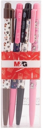 Изображение Dugopis automat 0.7mm Cats&Dogs nieb 4szt M&G