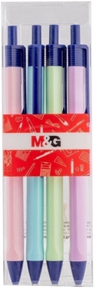 Изображение Dugopis elowy 0.7mm nieb 4szt pastel M&G