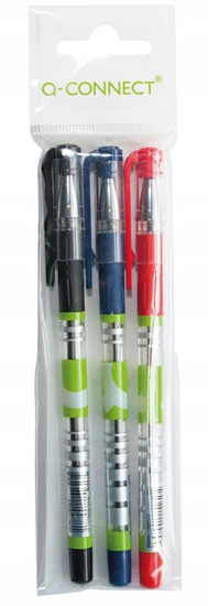 Picture of Dugopis elowo-fluidowy Q-CONNECT 0,5mm, zawieszka 3szt., mix kolorów
