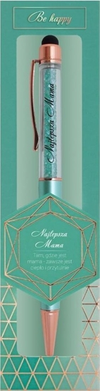 Picture of Dugopis na prezent z krysztakami Najlepsza Mama