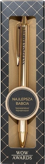 Изображение Dugopis prezentowy z napisem Najlepsza Babcia
