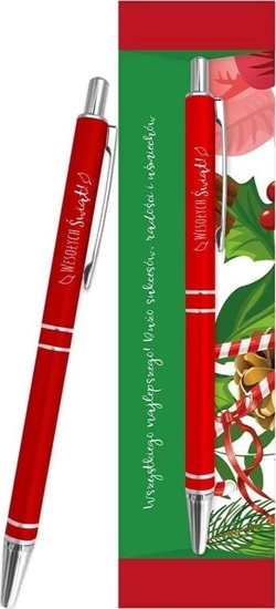 Picture of Dugopis witeczny z napisem Wesoych wit