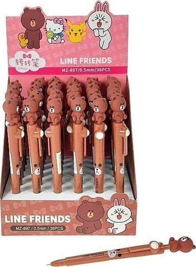 Picture of Dugopis z Misiem czarny (36szt)