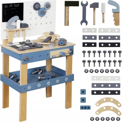 Picture of Duy Drewniany Warsztat Zestaw Narzdzi dla Dzieci ZA5486