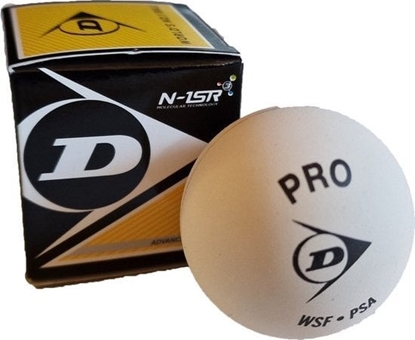 Attēls no Dunlop Pika PRO WHITE 1 yellow dots 12-box PSA/WSA