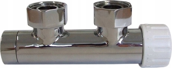 Picture of Duplex Zawór zintegrowany DUO-PLEX 50mm Schlosser - chrom, lewy