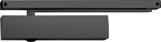 Изображение Dur pritraukjas GEZE TS5000 nuo 40 kg.iki 100kg durims (su slenkania koja) (priegaistrinis sertifikas).Grafitas RAL7016