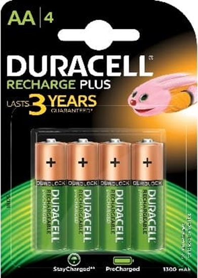 Picture of Duracell 4 LR06 1300mAh Akumulators Niķeļa-metāla hidrīda (NiMH)