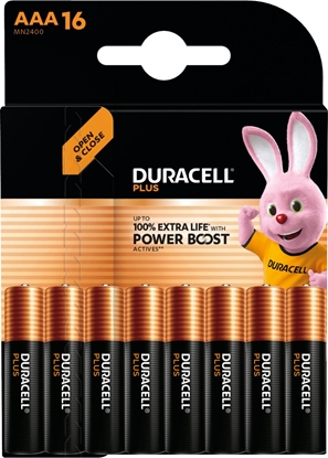 Attēls no Duracell Plus Vienreizējas lietošanas baterija AAA Sārmaina akumulatoru baterija