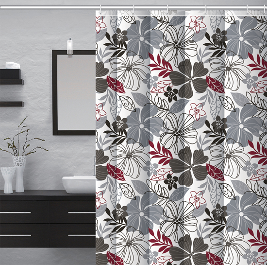 Изображение Dušas aizkars 180x180cm 100% PEVA