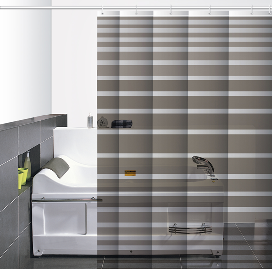 Изображение Dušas aizkars 180x180cm 100% PEVA