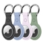 Picture of Dux Ducis - Dux Ducis 4pcs set Silicone flexible cover keychain loop case for Apple AirTag (Black / Green / Pink / Blue)