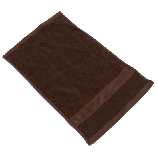 Picture of Dvielis 30x50cm brūns, 100% kokvilna