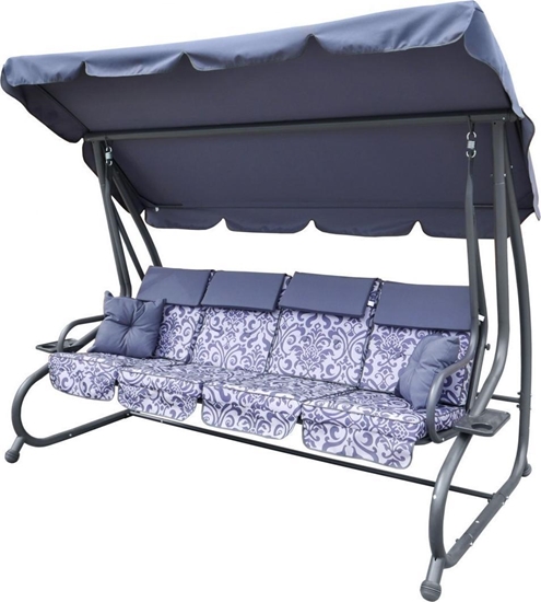 Изображение DWM OGROMNA HUTAWKA OGRODOWA SIEDZISKO PLECIONKA 2X1 SZARA