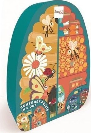 Picture of Dwustronne puzzle 40 XL Pszczoy i Ul