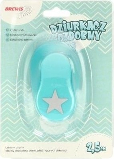 Picture of Dziurkacz ozdobny - Gwiazda 2,5cm MIX