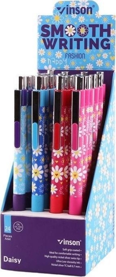 Picture of Easy Dugopis automat. Fashion Daisy niebieski (24szt)