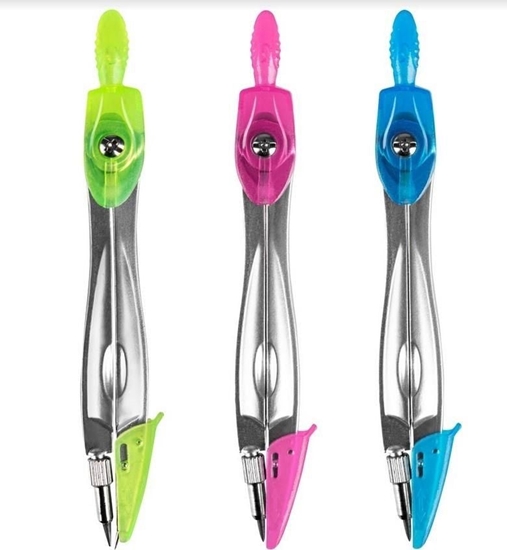 Изображение Easy Stationery Cyrkiel metalowy z grafitem EASY