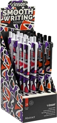 Attēls no Easy Stationery Dugopis automat. Fashion Abstract nieb. (24szt)