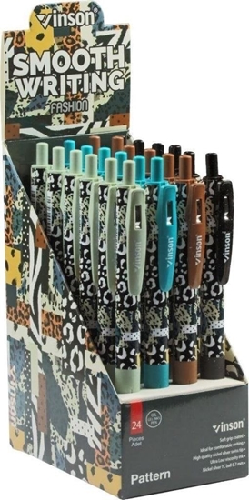 Picture of Easy Stationery Dugopis automat. Fashion Pattern nieb. (24szt)