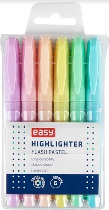 Picture of Easy Stationery Zakrelacz Flash Pastel 6 kolorów EASY