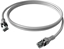 Picture of Easylan DualBoot® PushPull Patch Cable Cat.6A (Class EA), S/FTP, RJ45 / RJ45, grey, 0.5 m