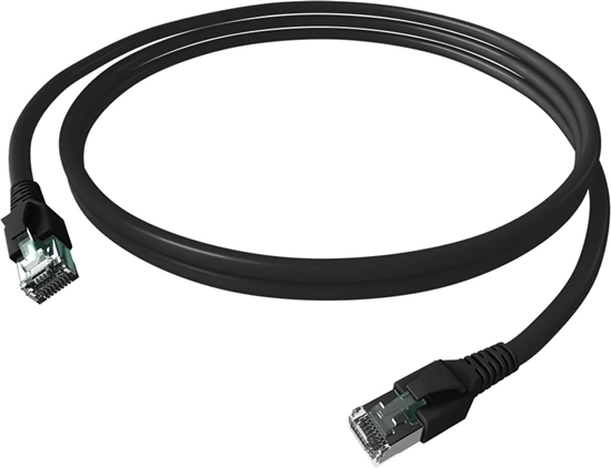 Picture of Easylan FlexBoot Patch Cable Cat.6A, S/FTP, black, 5 m