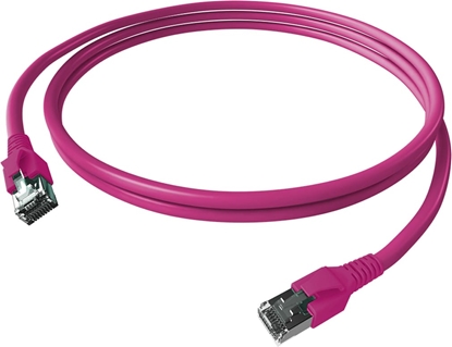Picture of Easylan FlexBoot Patch Cable Cat.6A, S/FTP, violet, 10 m