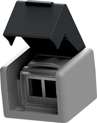 Attēls no Easylan preLink / fixLink Surface-mounted housing grey