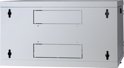 Изображение EFB EFB 48,26cm Wandgehause GRAU 12HE Tiefe 400mm 1-teilig komplett vormontiert RAL7035 Seitenwaende abnehmbar Abschliessbar