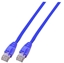 Изображение EFB EFB electronics 3m Cat6 patch. Cable Length: 3m, Cable Standard: Cat6, Cable Shielding: U / UTP (UTP), Connector 1: RJ-45, Connector 2: RJ-45, Male Connector Gender: Male / Male, Coating Connector Connectors: Gold, Cable Color: Blue (K8104BL.3 )