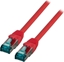 Picture of EFB EFB RJ45 Patchkabel S/FTP, Cat.6A, LSZH, 0,25m, rot