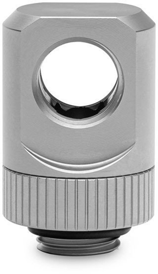 Изображение EK Water Blocks EK Water Blocks EK-Quantum Torque Adapter T-Splitter G1/4 Zoll AG auf 2x G1/4 Zoll IG - drehbar, Satin Titanium