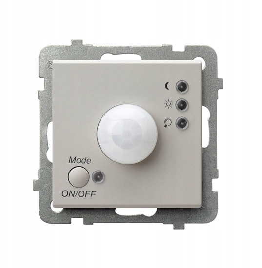 Изображение Elektroniczny czujnik ruchu Ospel Sonata P-16R/m/82 230V 136° IP20 kaszmir