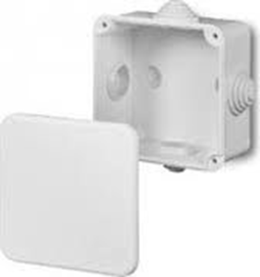 Picture of Elektro-Plast Puszka natynkowa hermetyczna pojedyncza 76x76x40 IP 44 biaa (0242-10)