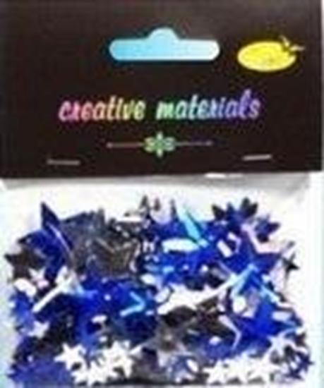 Picture of Elementy krysztakowe gwiazdy niebieskie 6-22mm