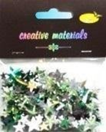 Picture of Elementy krysztakowe gwiazdy zielone 6-22mm 20g