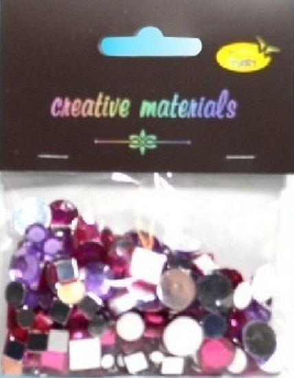 Изображение Elementy krysztakowe tonacja róowa 4-12mm 25g