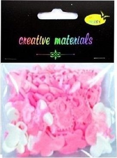 Изображение Elementy tekstylowe 4g chrzciny róowe MIX