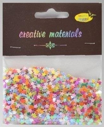 Picture of Elementy z folii gwiazdki pastelowe 20g