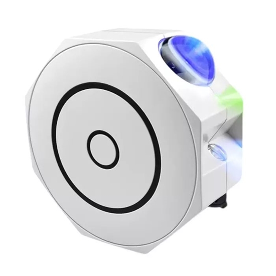 Picture of Elight OC1 Octagon Laser Galaxy Star projector with sound / bluetooth App control & remote White