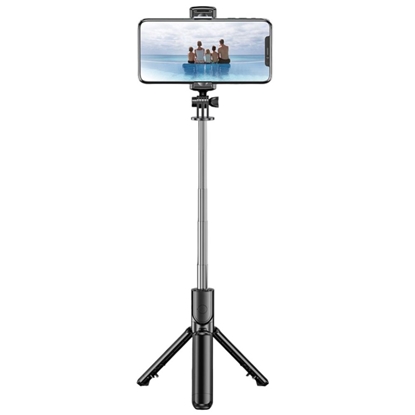 Изображение Elight S3 2in1 Selfie stick & Video WEB call Tripod stand extended till 68cm & Shutter Button Black