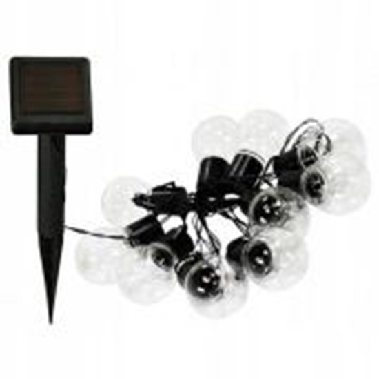 Picture of Elight Solar Bulb String Light 3.5m 10pcs G40 Transparent Bulbs Solar Powered Transparent