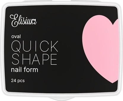 Picture of ELISIUM_Quick Shape Nail Form Mini formy do przeduania paznokci Oval