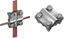 Picture of Elko-Bis Uchwyt krzyowy RST G10395N 1/2 " 5/8" do pocze z uziomami pionowymi M8 stal nierdzewna