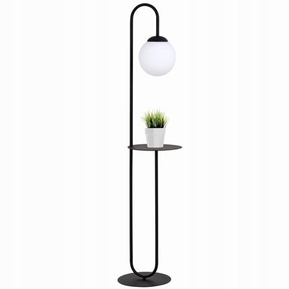 Attēls no Emibig Bari 1235/LP1 lampa stojca podogowa 1x10W E14 biaa/czarna