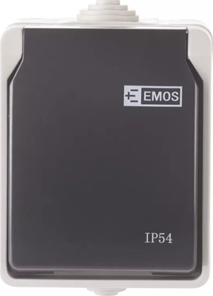 Изображение Emos Gniazdo pojedyncze Emos A1397 IP54 biae